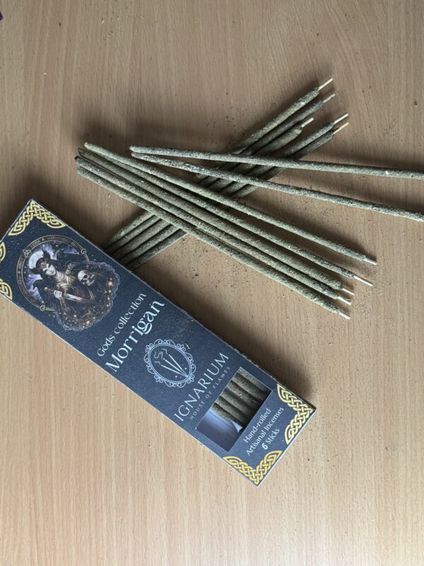 Morrigan ritual incense UK max 20cm eucalyptus rosemary sage frankincense
