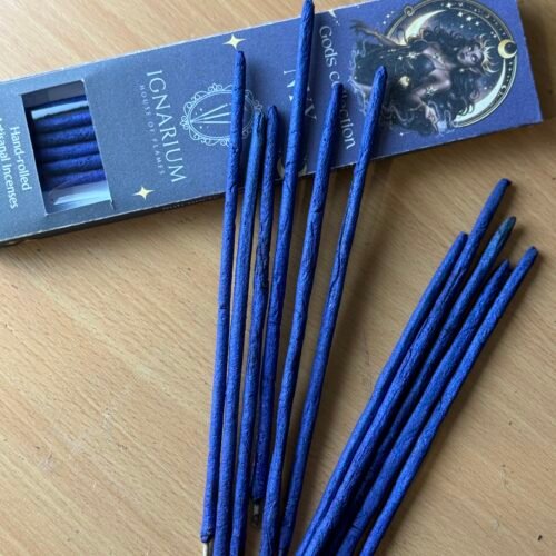 Nyx ritual incense UK mid myrrh sage lavender frankincense copal purple blue mica
