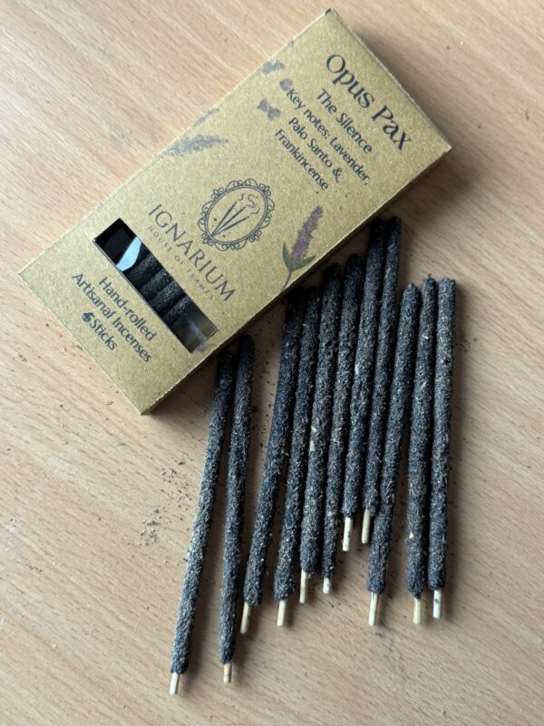 Ritual incense UK lavender palo santo Opus Pax mini incense sticks