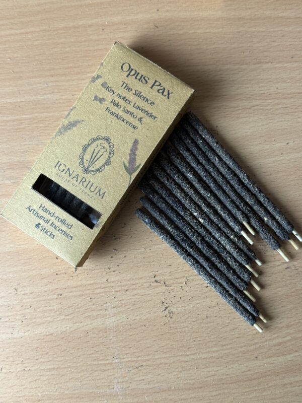 Ritual incense UK lavender palo santo Opus Pax mini incense sticks
