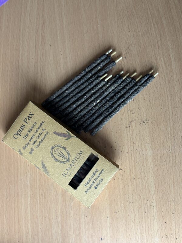 Ritual incense UK lavender palo santo Opus Pax mini incense sticks
