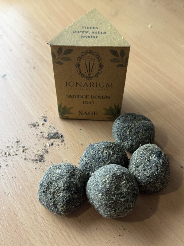 Sage smudge bombs UK duo botanical cleansing incense
