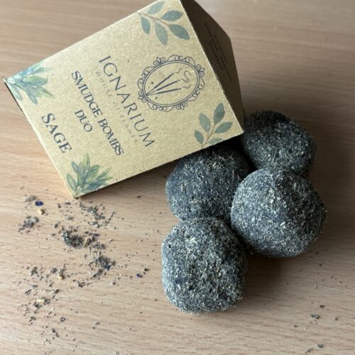 Sage smudge bombs UK duo botanical cleansing incense