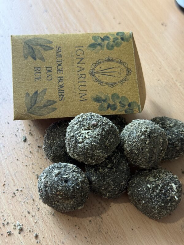 Rue smudge bombs smoke for energy cleansing