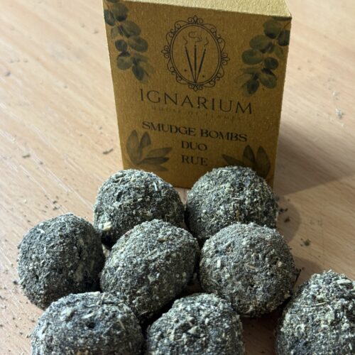 Rue smudge bombs UK duo handcrafted botanical incense by Ignarium