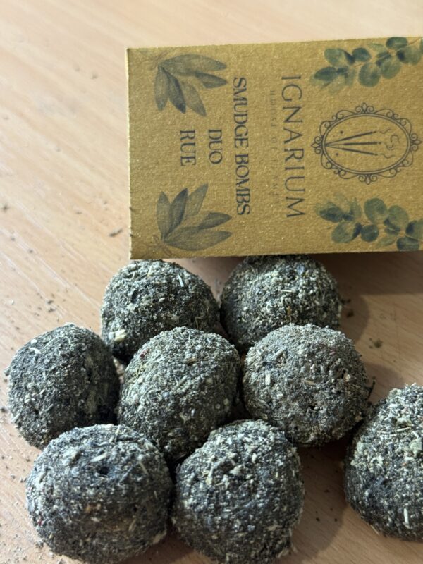 Rue smudge bombs smoke for energy cleansing