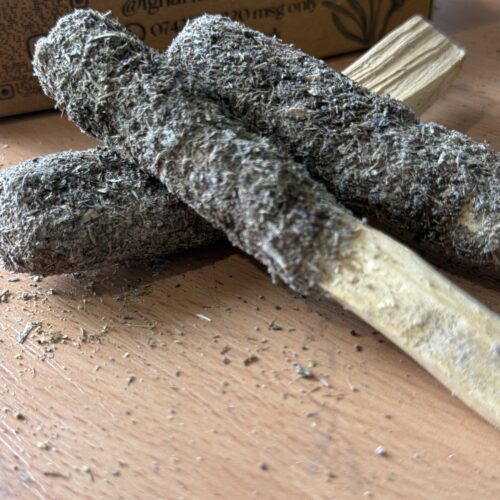 Lavender palo santo smudge stick UK handcrafted botanical incense