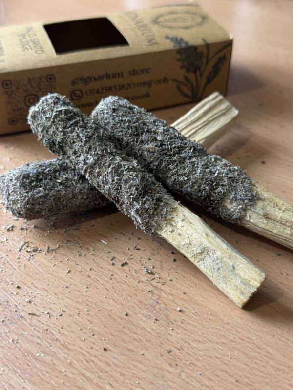 Lavender palo santo close up floral coating