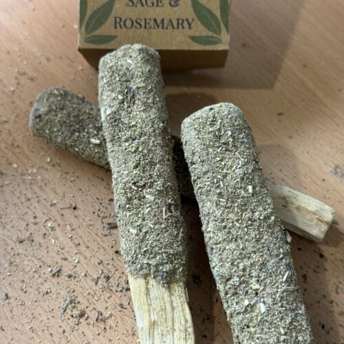 Sage palo santo smudge stick UK handcrafted botanical incense