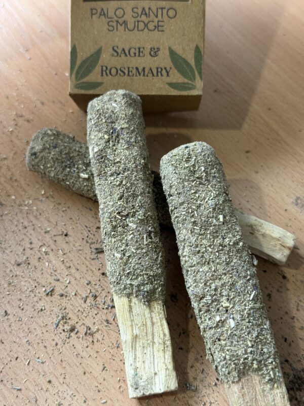 Sage palo santo smudge stick UK handcrafted botanical incense