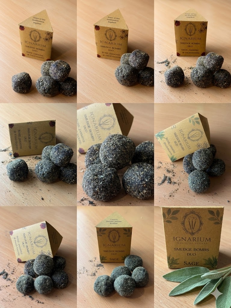 Cinnamon Clove Smudge Bombs UK Duo – Warm Spice Botanical Incense